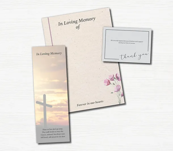 Bereavement stationery